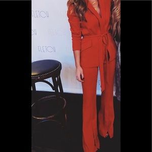 Burnt orange suit set - never worn